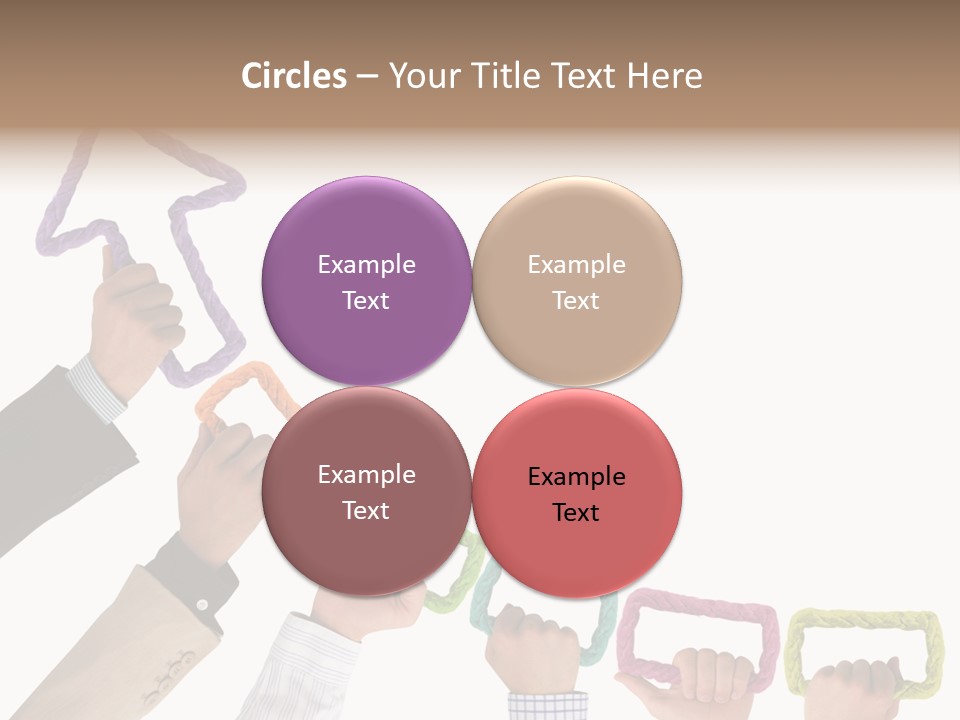 Trend Connection Blue PowerPoint Template