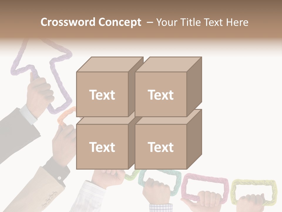 Trend Connection Blue PowerPoint Template