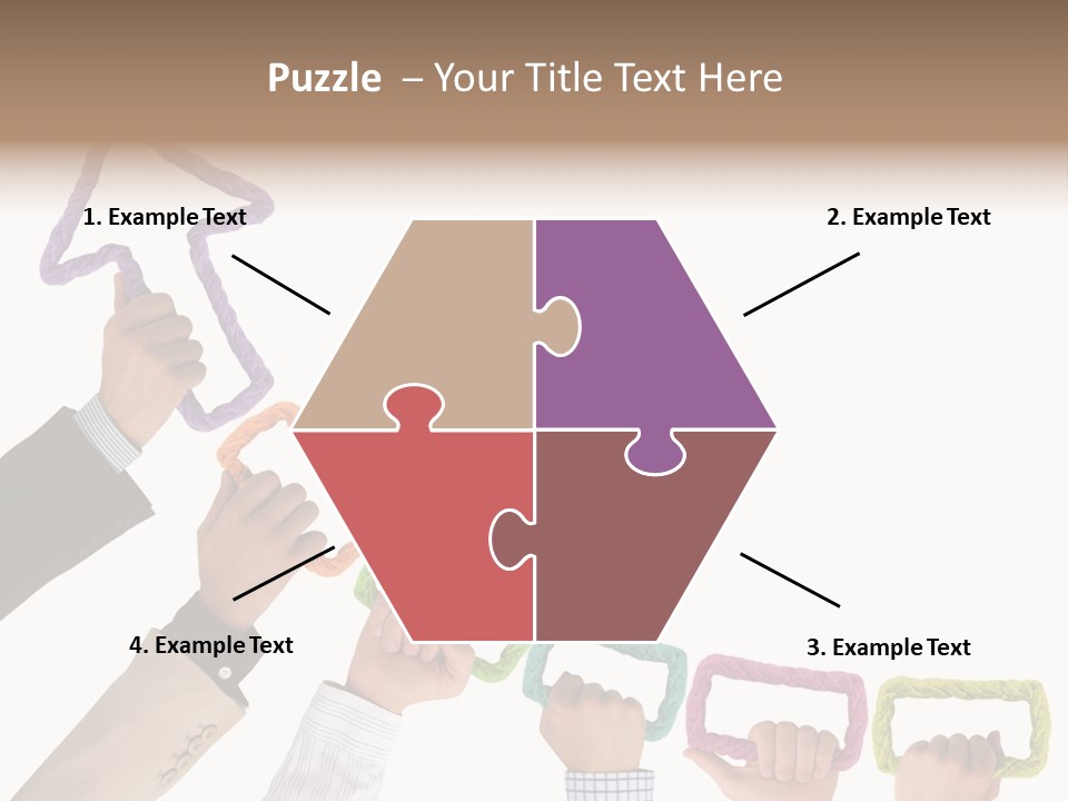 Trend Connection Blue PowerPoint Template