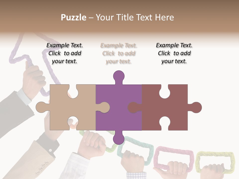 Trend Connection Blue PowerPoint Template