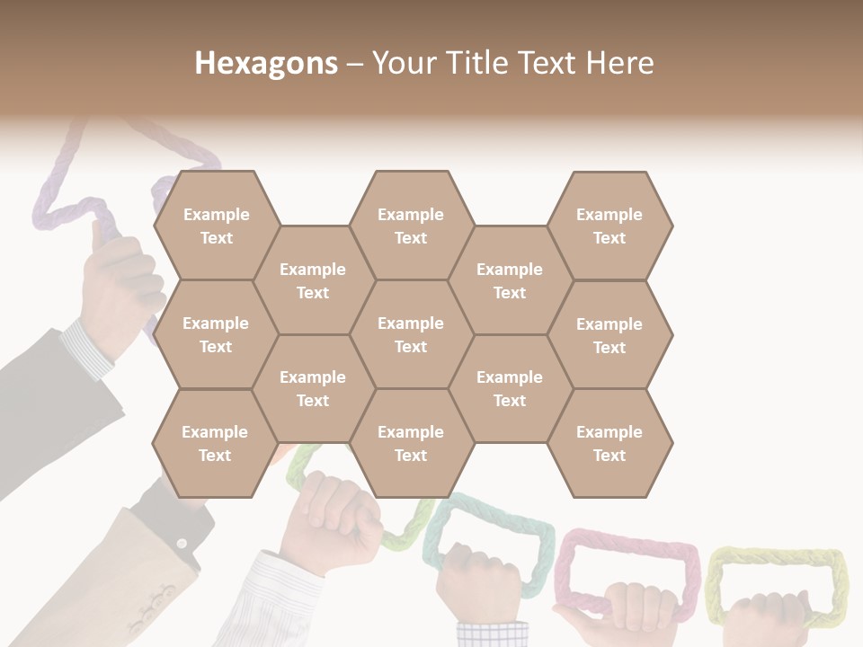 Trend Connection Blue PowerPoint Template