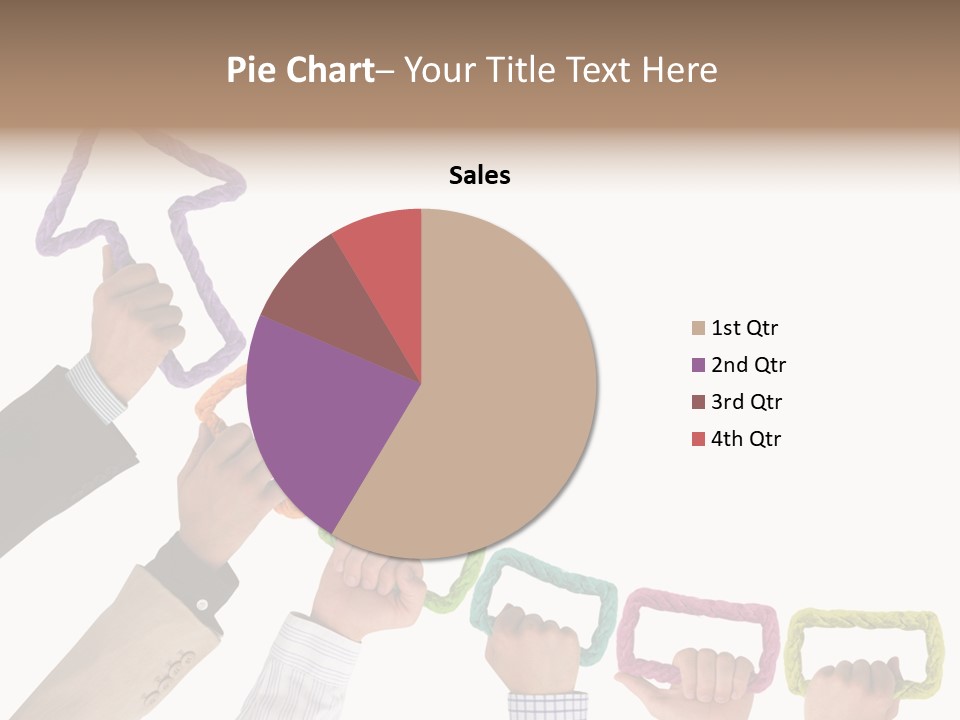 Trend Connection Blue PowerPoint Template
