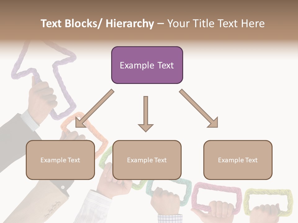 Trend Connection Blue PowerPoint Template