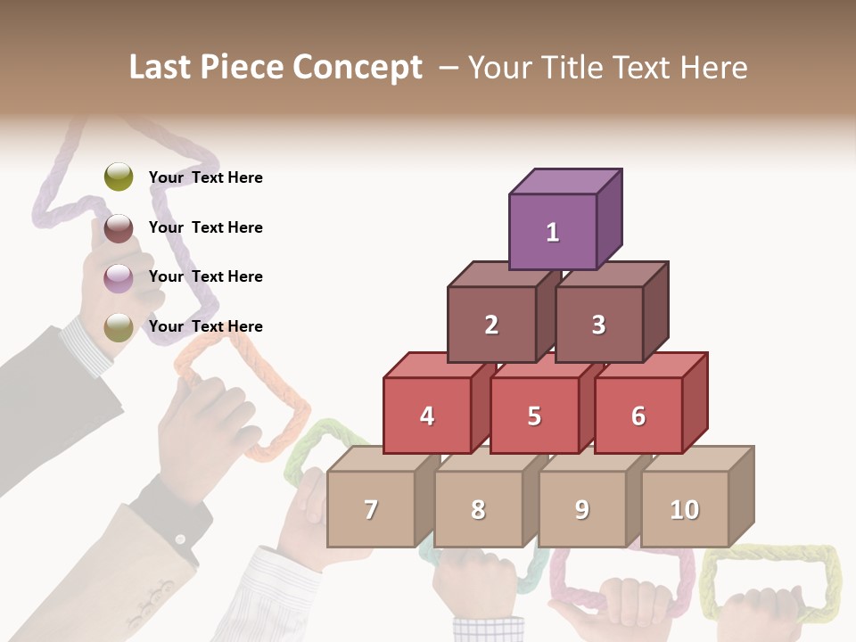 Trend Connection Blue PowerPoint Template