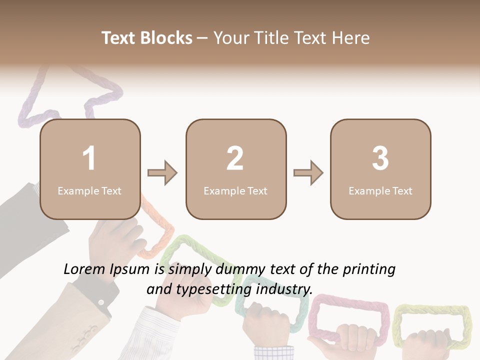 Trend Connection Blue PowerPoint Template