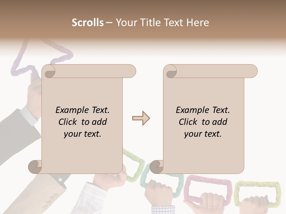 Trend Connection Blue PowerPoint Template