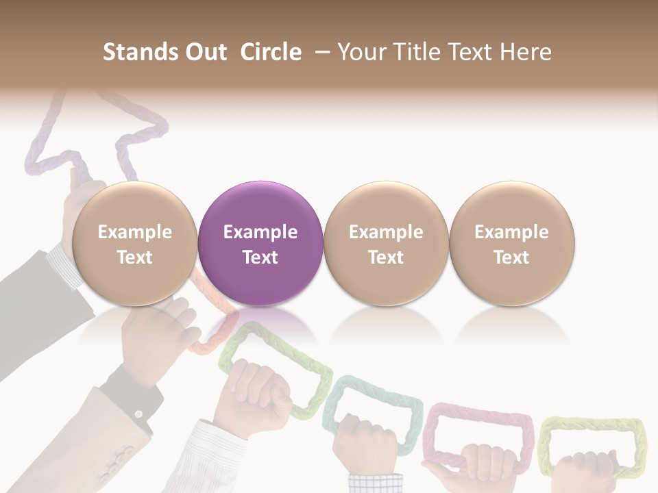 Trend Connection Blue PowerPoint Template