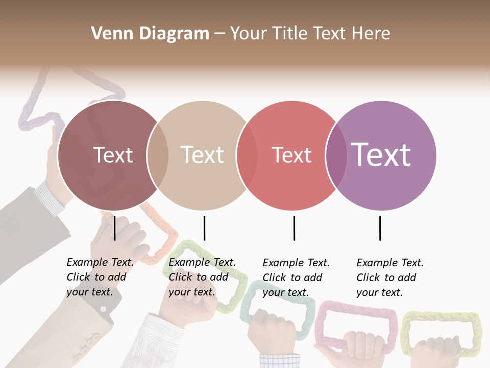 Trend Connection Blue PowerPoint Template