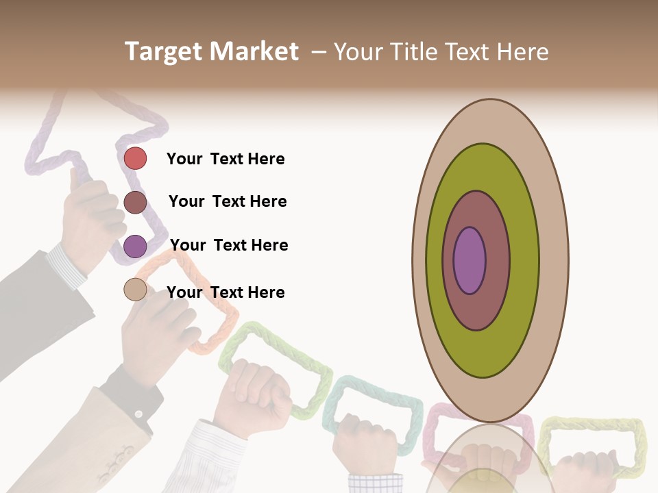 Trend Connection Blue PowerPoint Template