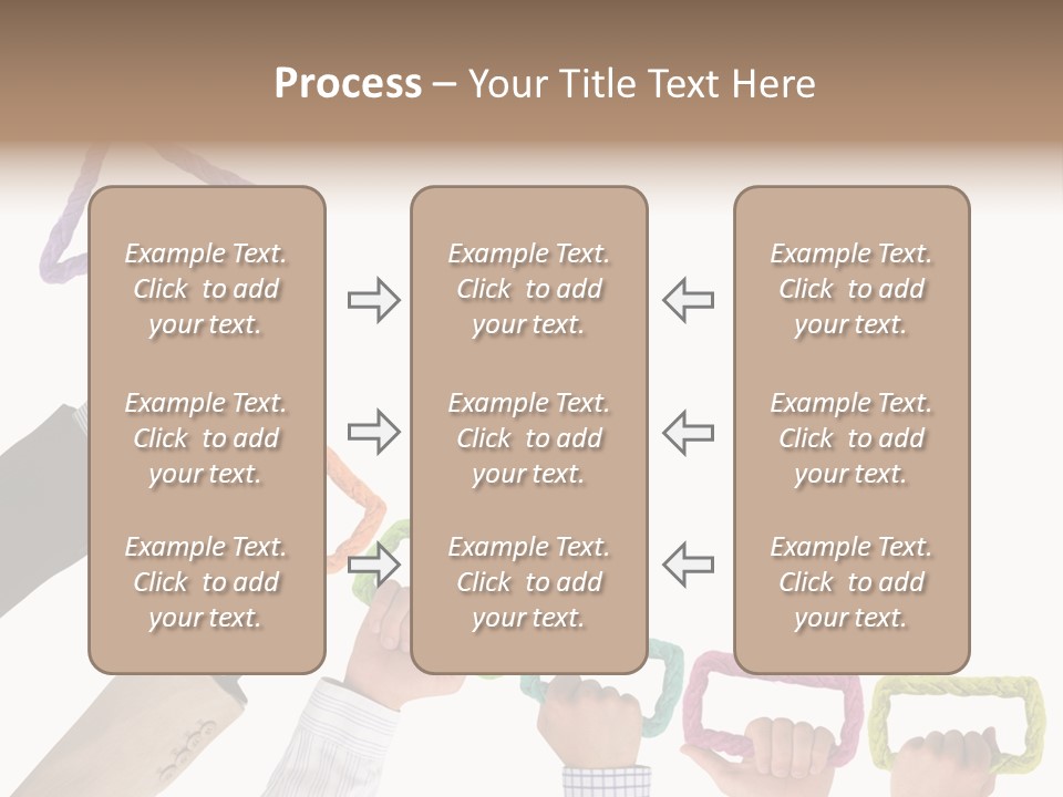 Trend Connection Blue PowerPoint Template