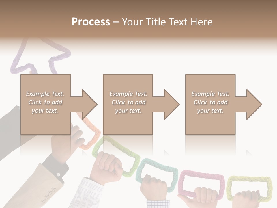 Trend Connection Blue PowerPoint Template