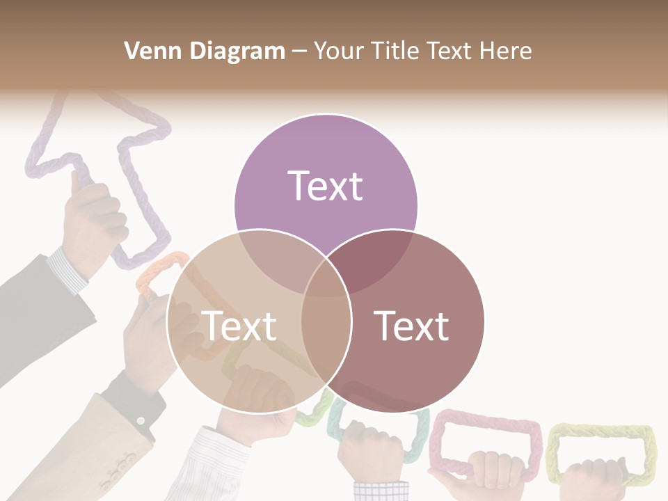 Trend Connection Blue PowerPoint Template