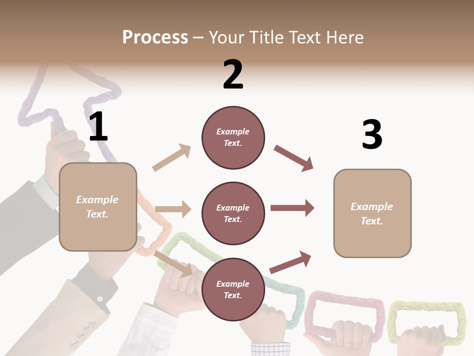 Trend Connection Blue PowerPoint Template
