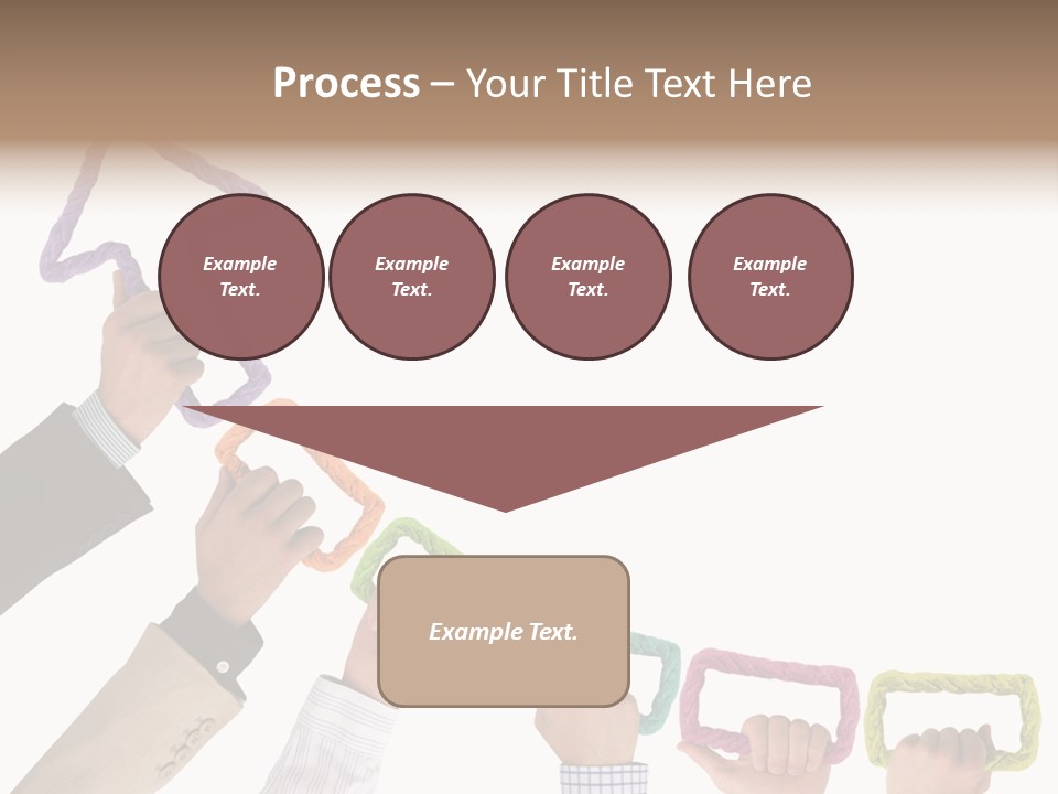 Trend Connection Blue PowerPoint Template