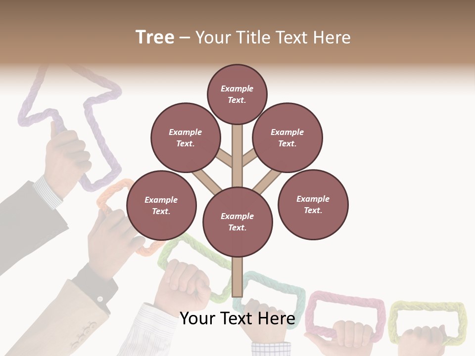 Trend Connection Blue PowerPoint Template