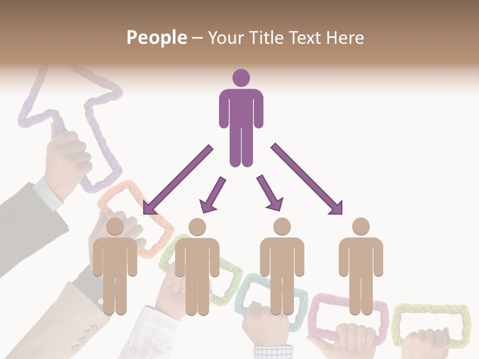 Trend Connection Blue PowerPoint Template