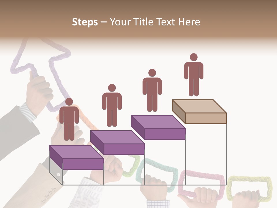 Trend Connection Blue PowerPoint Template