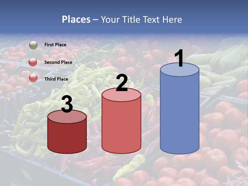 Zucchini Vegetarian Vitamins PowerPoint Template