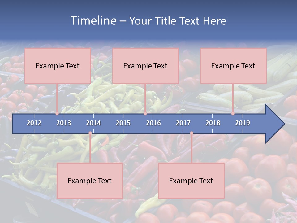 Zucchini Vegetarian Vitamins PowerPoint Template