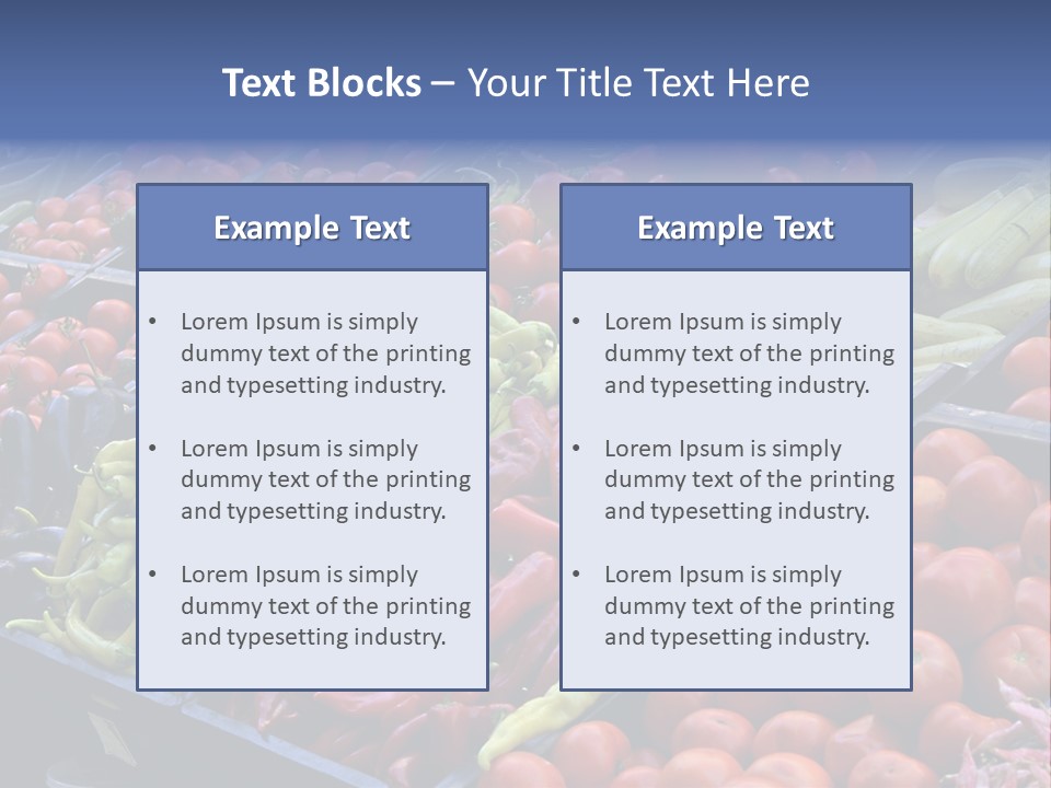 Zucchini Vegetarian Vitamins PowerPoint Template