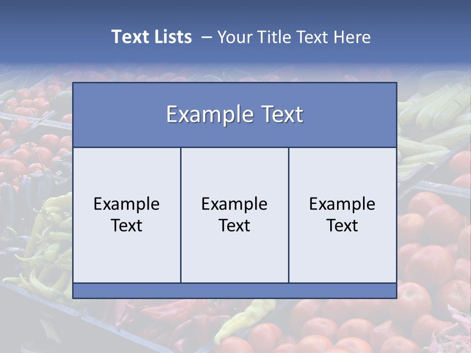 Zucchini Vegetarian Vitamins PowerPoint Template