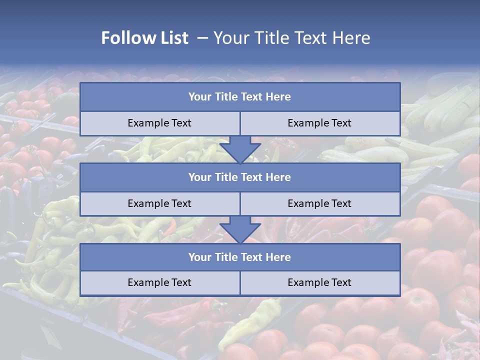 Zucchini Vegetarian Vitamins PowerPoint Template