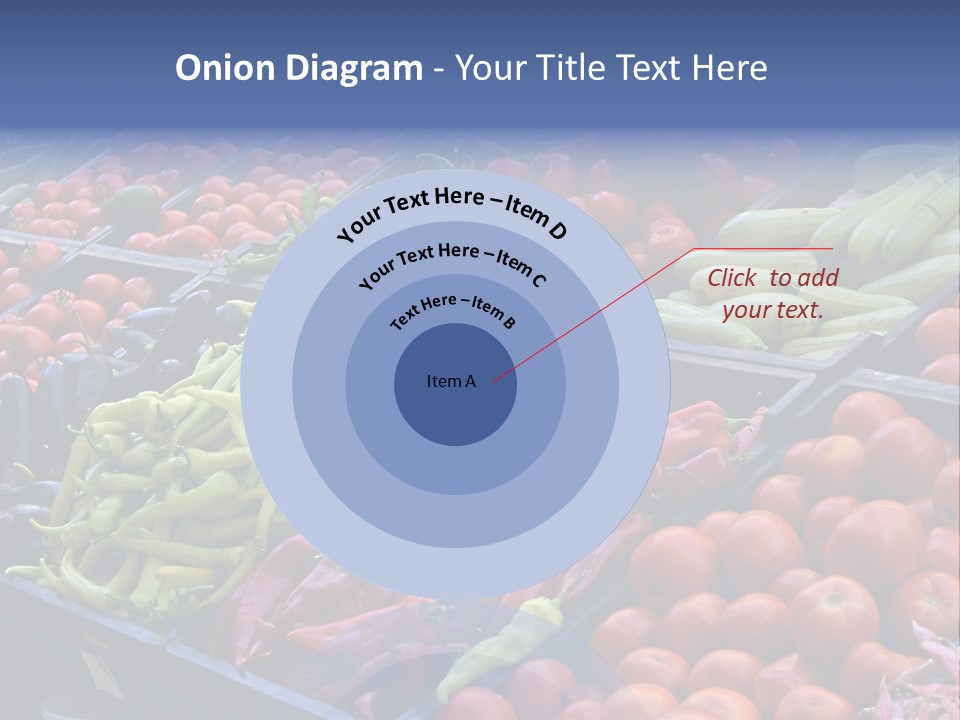 Zucchini Vegetarian Vitamins PowerPoint Template