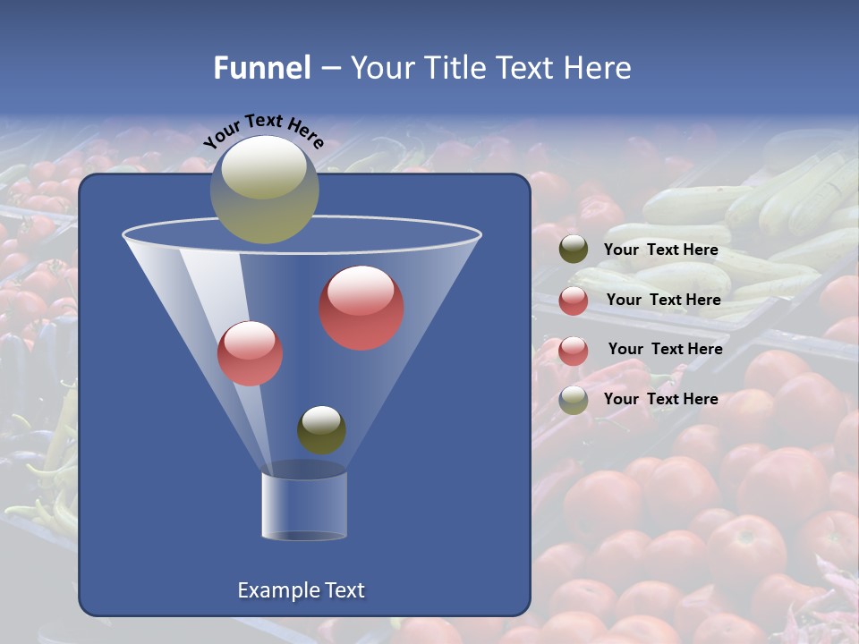 Zucchini Vegetarian Vitamins PowerPoint Template