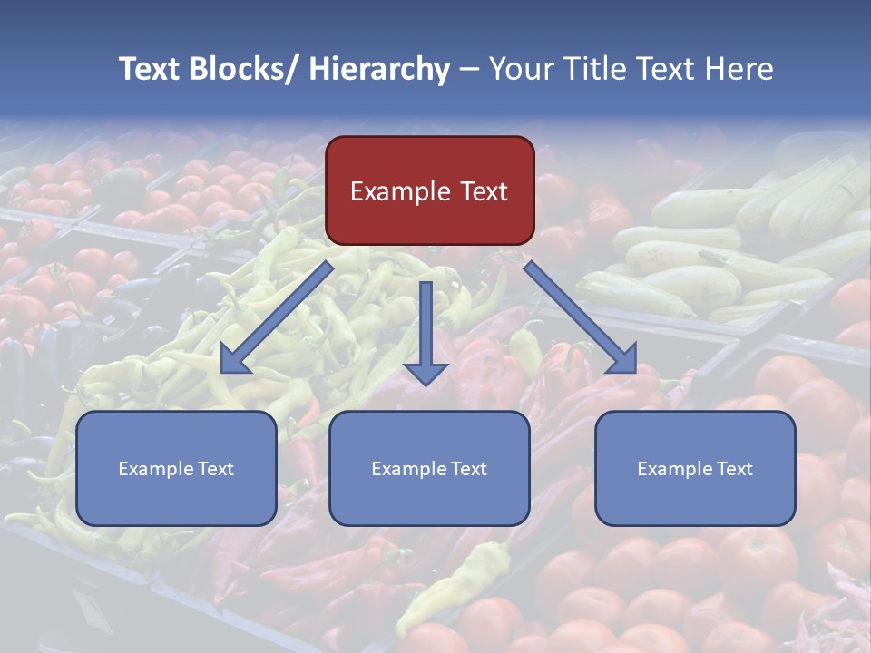 Zucchini Vegetarian Vitamins PowerPoint Template
