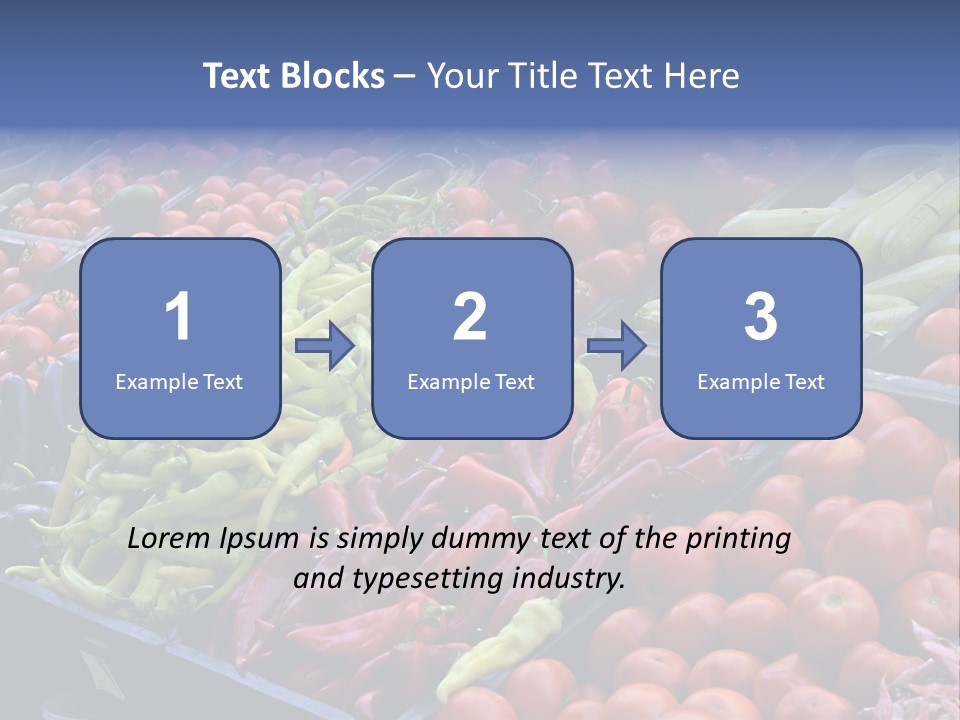 Zucchini Vegetarian Vitamins PowerPoint Template