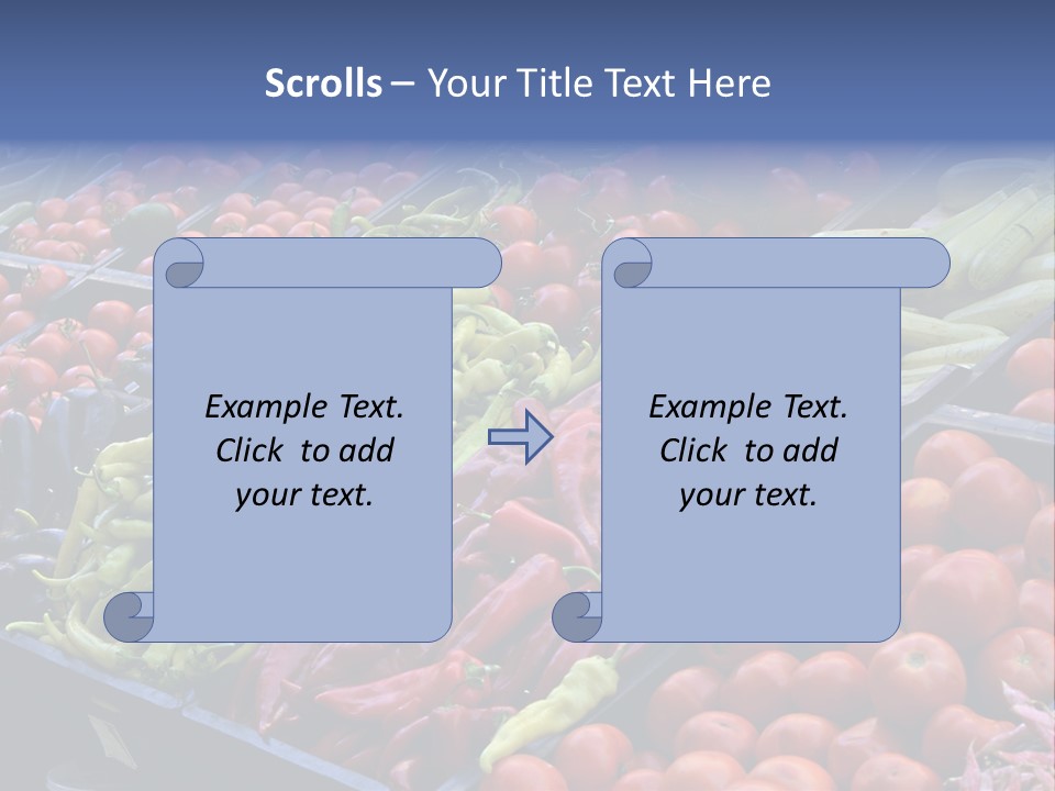 Zucchini Vegetarian Vitamins PowerPoint Template