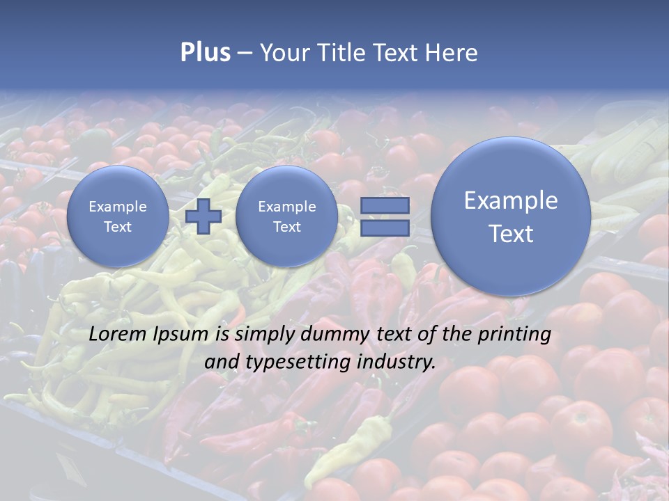Zucchini Vegetarian Vitamins PowerPoint Template