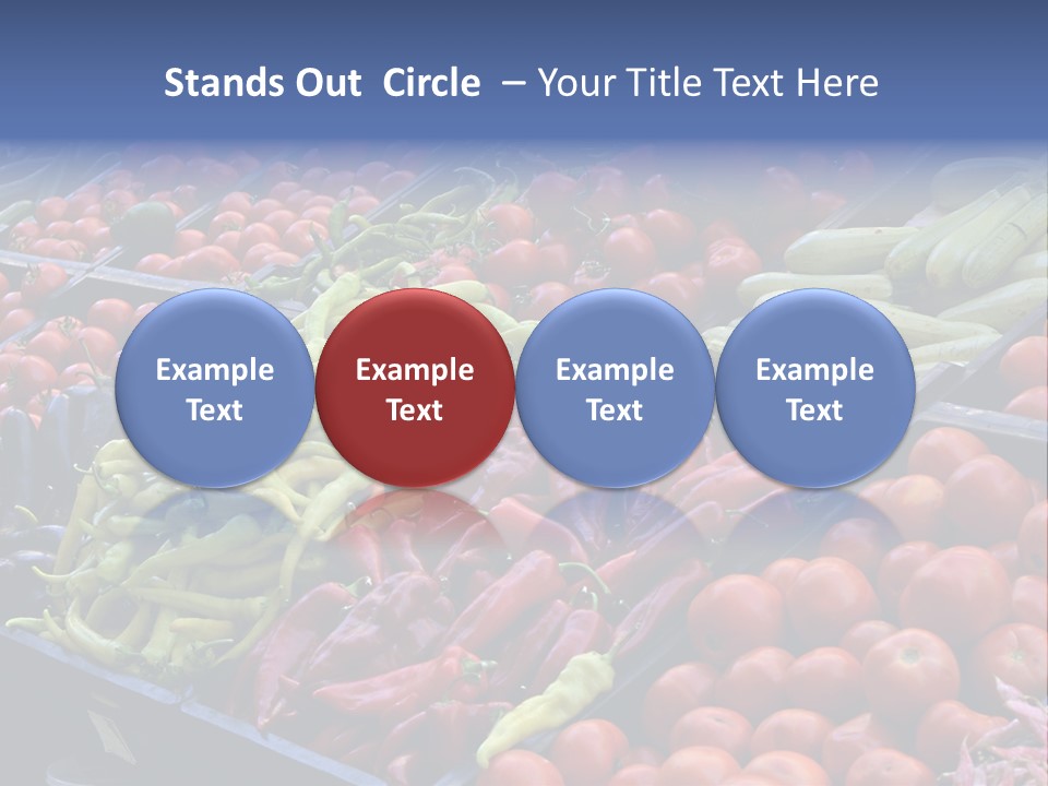 Zucchini Vegetarian Vitamins PowerPoint Template