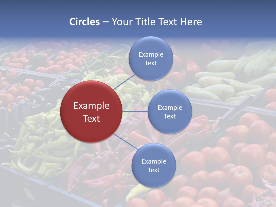 Zucchini Vegetarian Vitamins PowerPoint Template