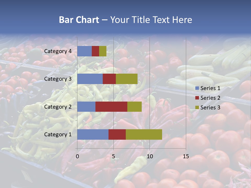 Zucchini Vegetarian Vitamins PowerPoint Template