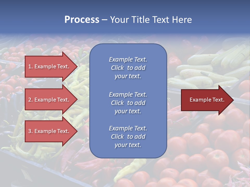 Zucchini Vegetarian Vitamins PowerPoint Template