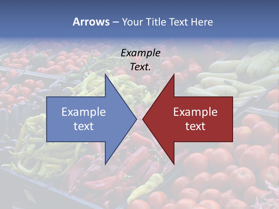 Zucchini Vegetarian Vitamins PowerPoint Template