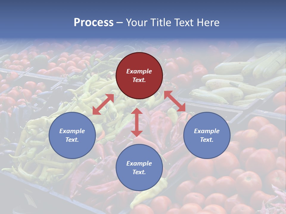 Zucchini Vegetarian Vitamins PowerPoint Template