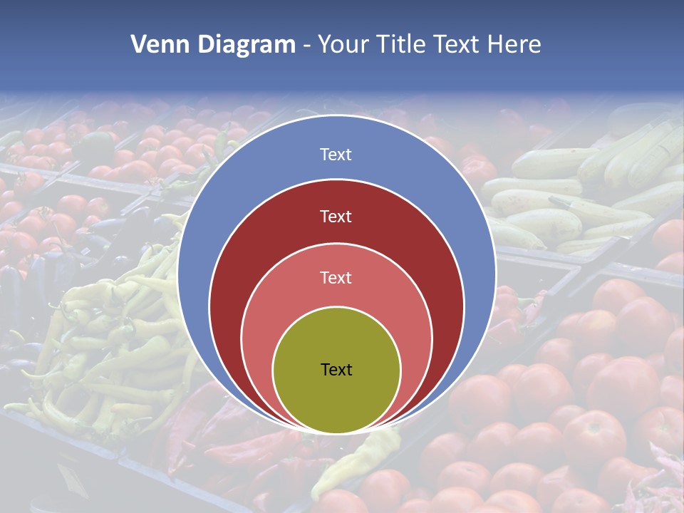 Zucchini Vegetarian Vitamins PowerPoint Template