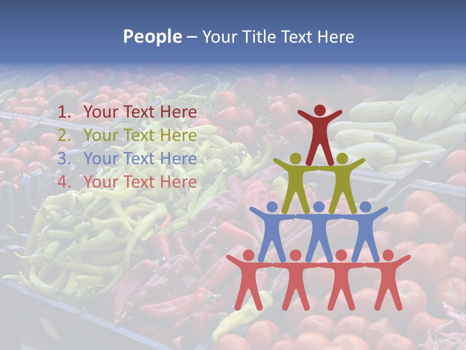 Zucchini Vegetarian Vitamins PowerPoint Template