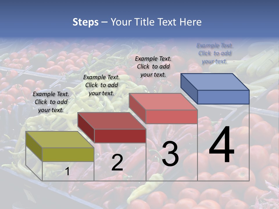 Zucchini Vegetarian Vitamins PowerPoint Template