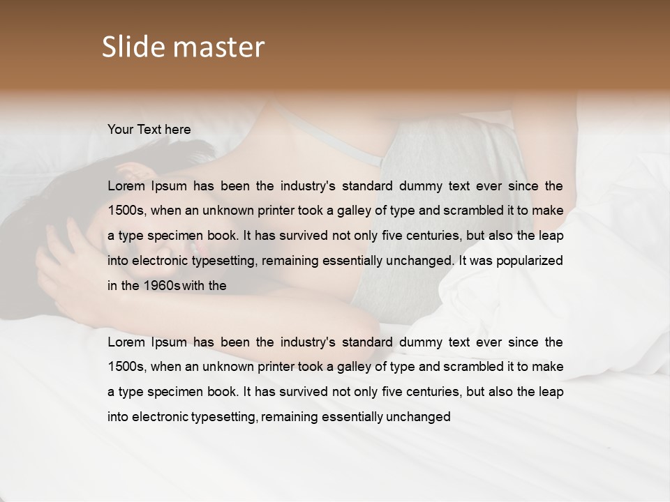 Unwell Stress Frowning PowerPoint Template