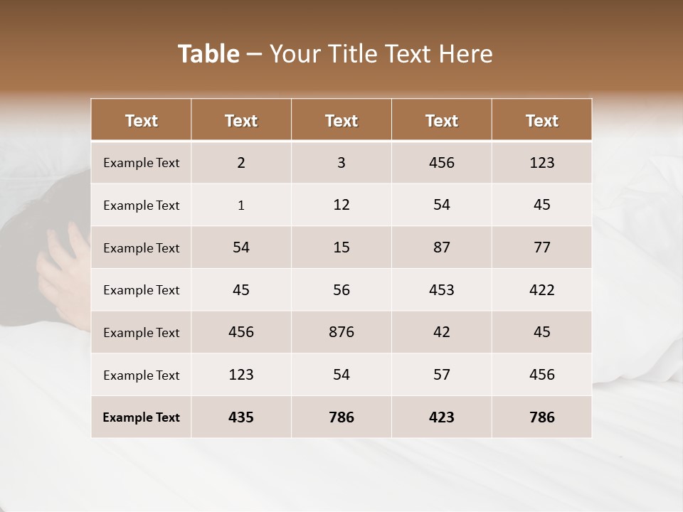 Unwell Stress Frowning PowerPoint Template