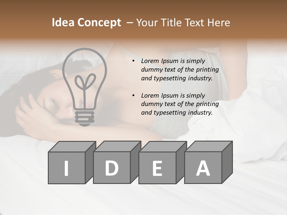 Unwell Stress Frowning PowerPoint Template