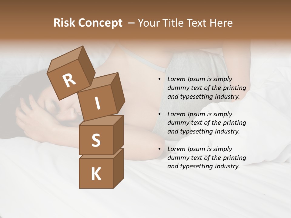 Unwell Stress Frowning PowerPoint Template