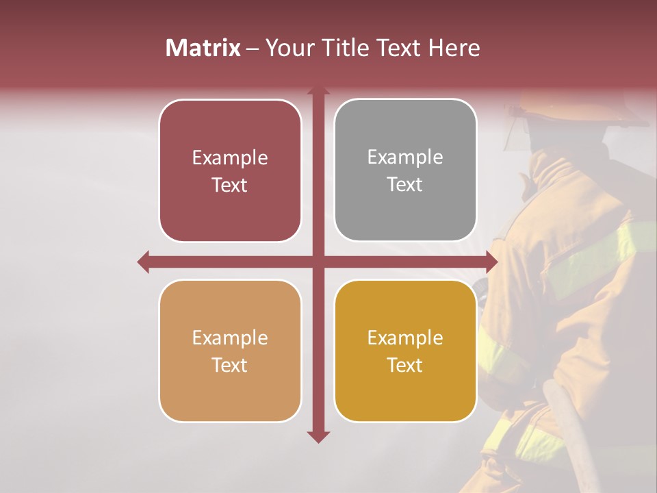 Yellow Background Gear PowerPoint Template