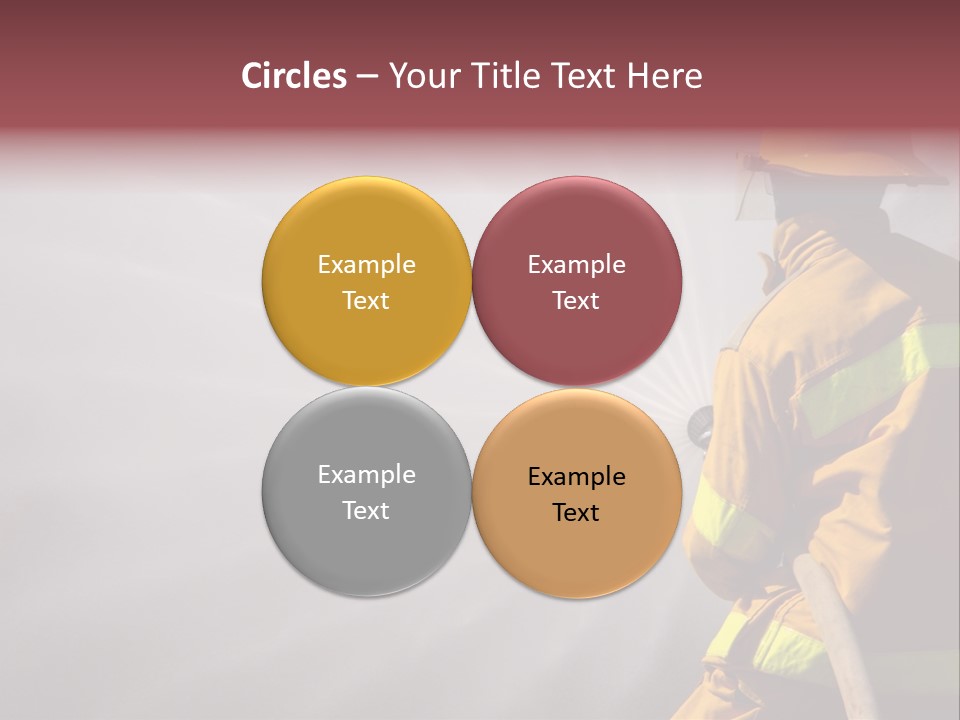 Yellow Background Gear PowerPoint Template