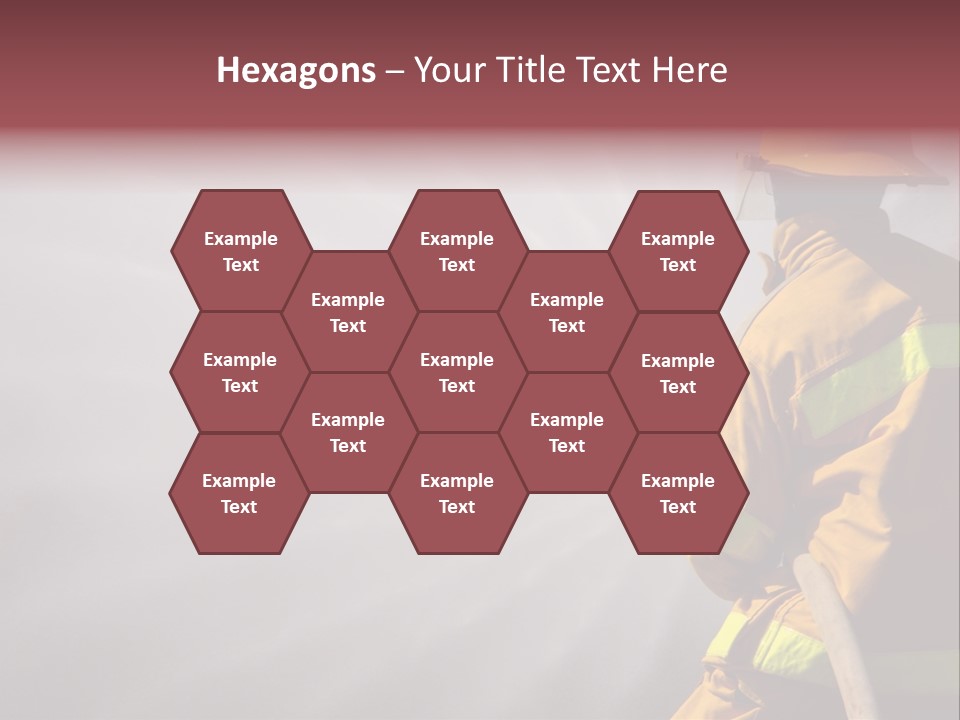 Yellow Background Gear PowerPoint Template