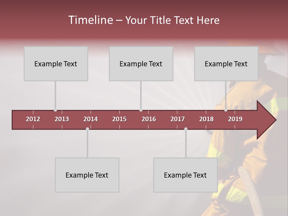 Yellow Background Gear PowerPoint Template