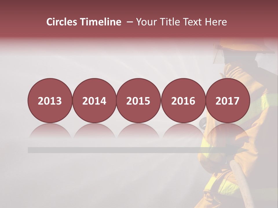 Yellow Background Gear PowerPoint Template